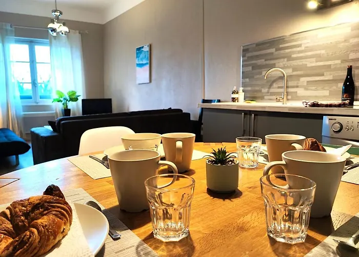 Le Bokeh - Face A La Cite Medievale Appartement